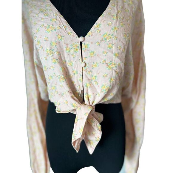 ANTHROPOLOGIE SOPHIE RUE FLORAL BLOUSE SIZE SMALL - Picture 3 of 9